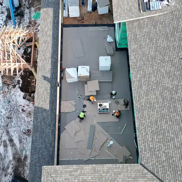 Flat roofing services