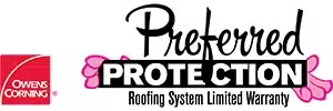 Owens Corning roofing warranty logo